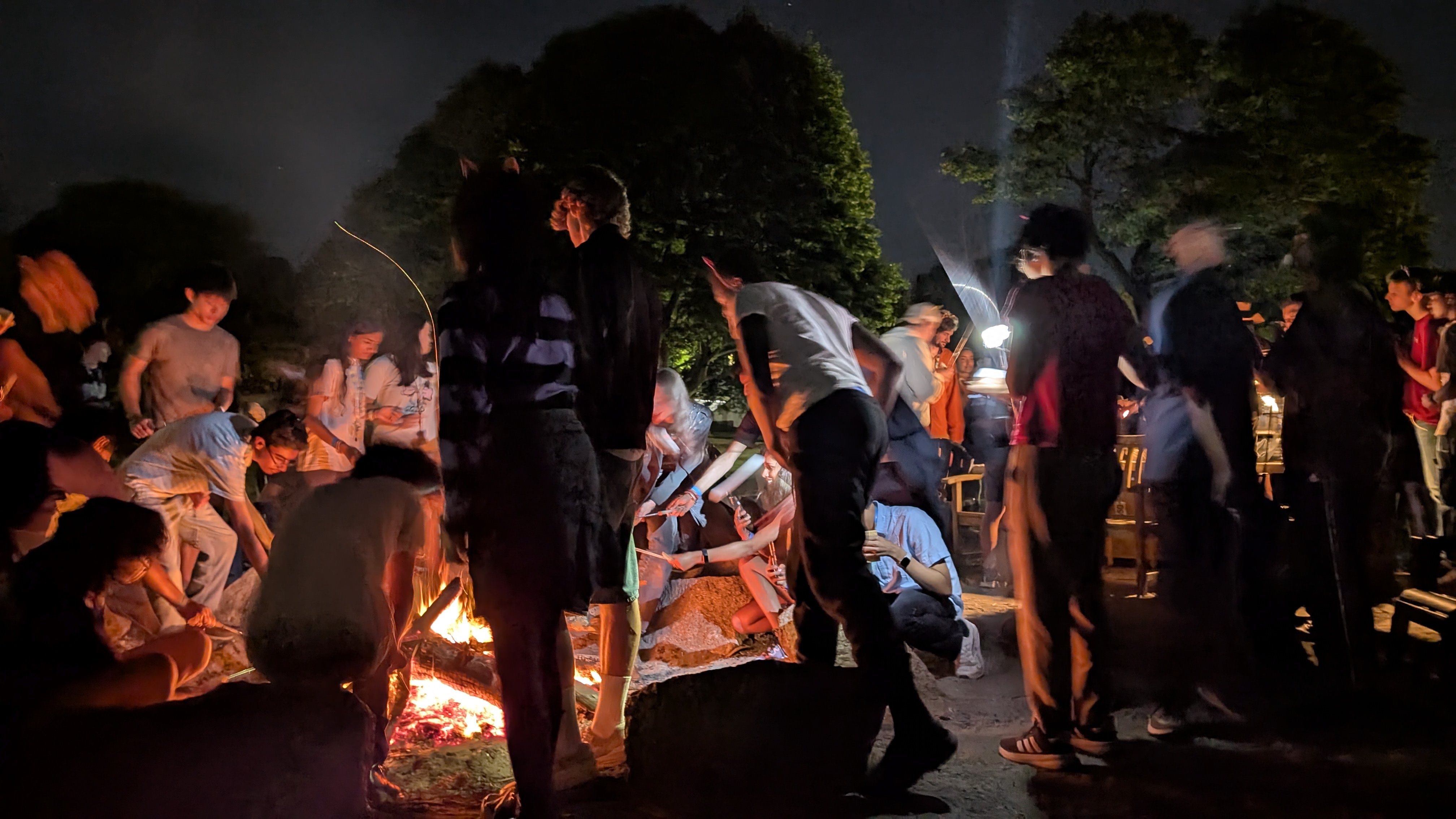 Campfire with friends